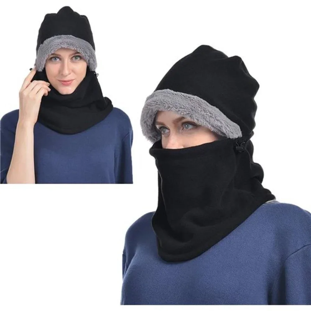 Women Face Mask-Winter Warm Ski Mask Fleece Neck Cover for Women